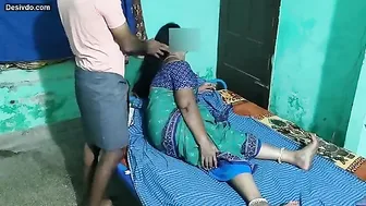 Maid aunty fucked owner son
